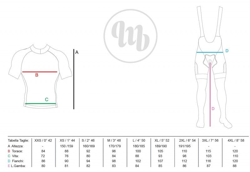 MB Wear Size Guide