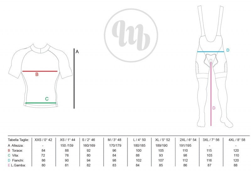 MB-Wear-Jerseys-Maglia-UltraLight-Size-Chart
