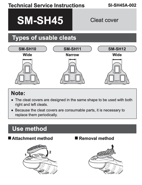 Shimano SPD-SL Cleat Covers Buy Online India from Cycling Boutique