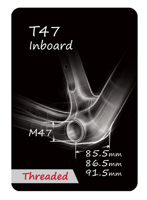 Token-Bottom-Brackets-Ninja-Zenith-BB47V-for-T47-Inboard-Frames-Tech-1