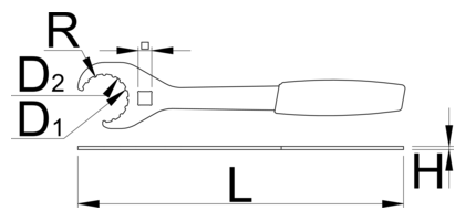 Unior-Bottom-Bracket-Tools-Open-BB-Wrench-16-Notch-624935-Dimensions