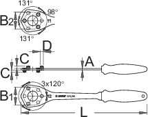 Unior-Cassette-Wrench-11-12-617235-5