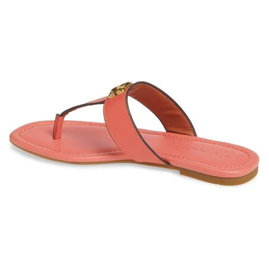 pink coach flip flops