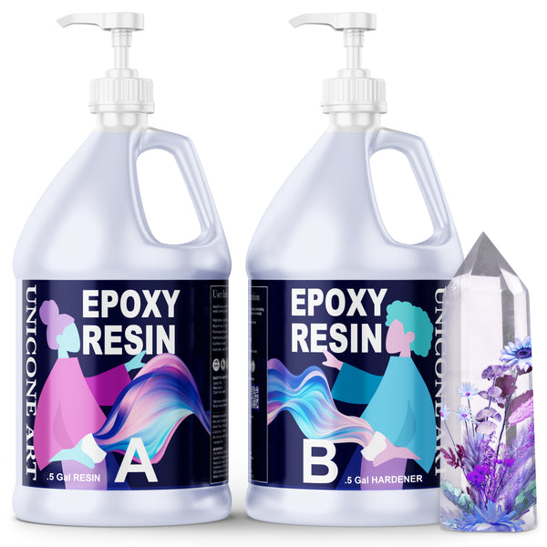 Royal Resiin All Purpose Ultra Clear Epoxy Resin and  Hardener for professionals & beginners - Art Set