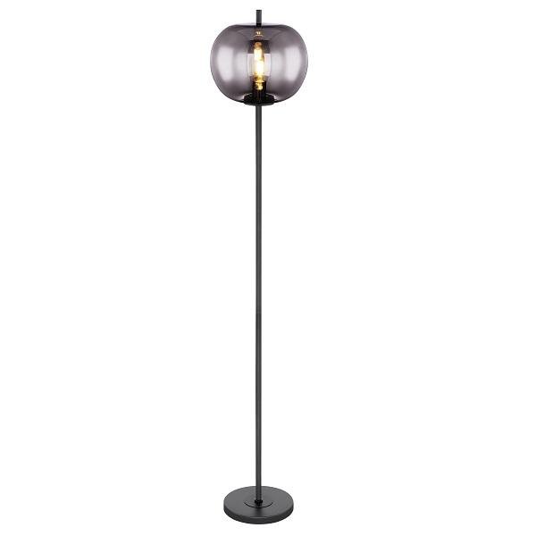 Split motor vooroordeel Vloerlamp / Staande lamp - Industrieel Design | Smoke Glas —  Industrieelinhuis.nl