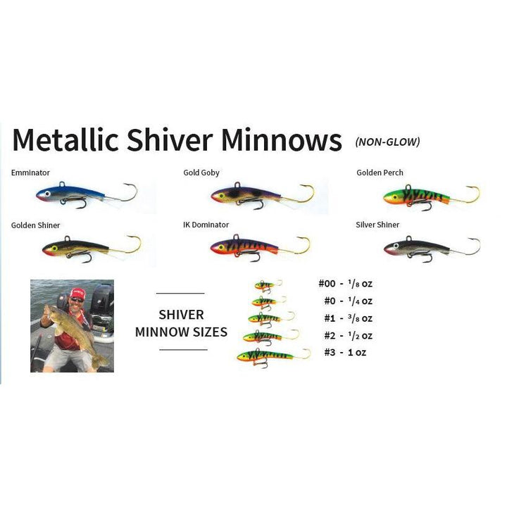 Moonshine Lures Metallic Shiver Minnow #00 – Wind Rose North Ltd. Outfitters