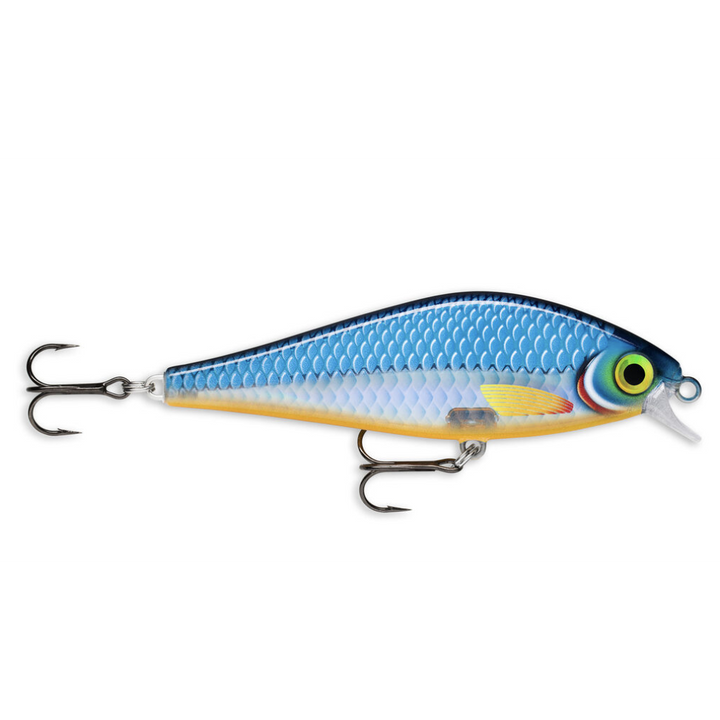 Rapala X-Rap 10 Fishing Lure - Moss Back Shiner - 4'' Runs - 4-6' Depth 