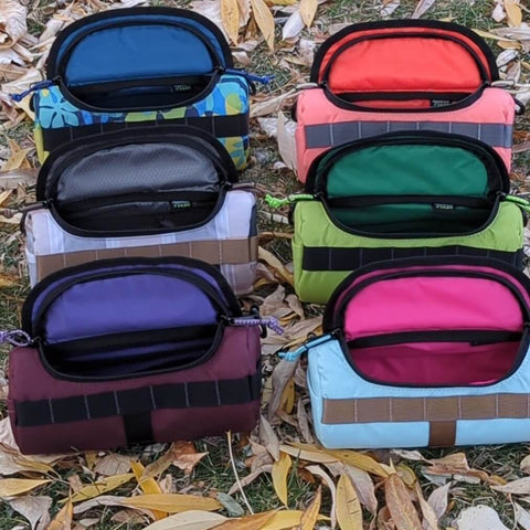 Fall Handlebar Bags Open