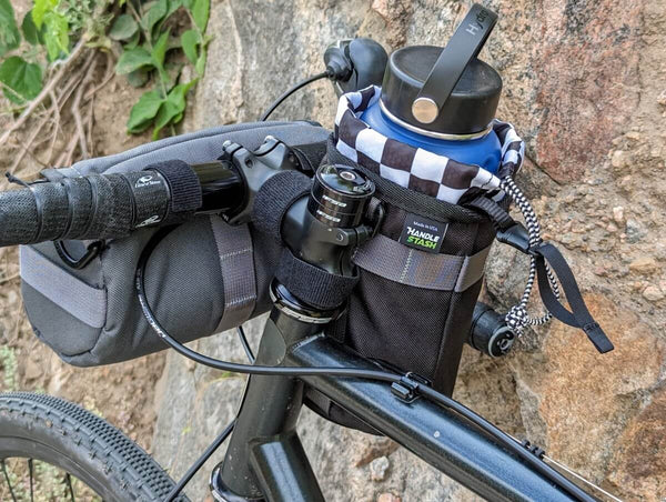 Bike Stem Bag by HandleStash on bike