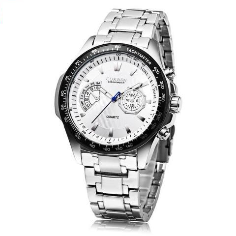 stainless steel watch