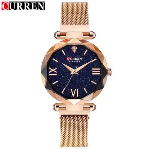 Curren Diamond Cut Women's Watch (Dial 