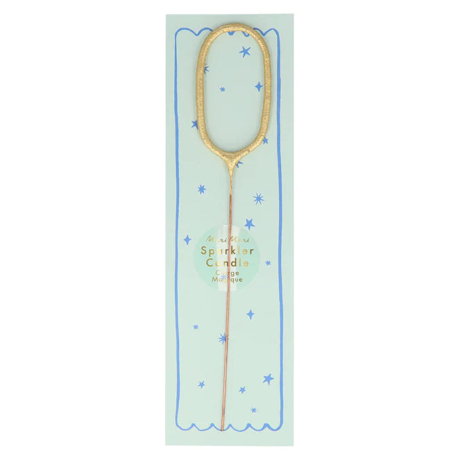 Meri Meri Gold Sparkler Numbers 0 to 9 Candles