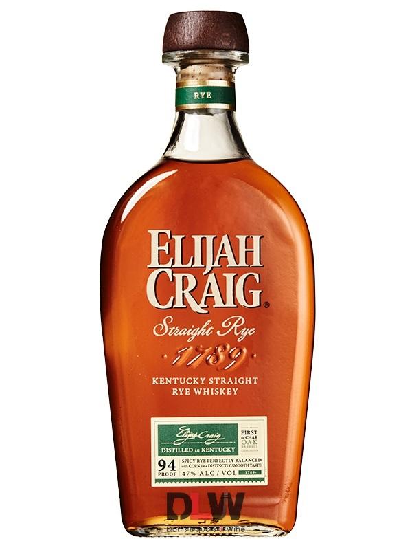 Elijah Craig Rye Whiskey 750ml