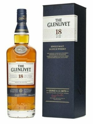 The Glenlivet 18 Year Single Malt Scotch Whiskey 750ml