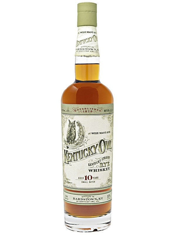 Kentucky Owl 10 Year Old Straight Rye Whiskey Batch #3 750ml