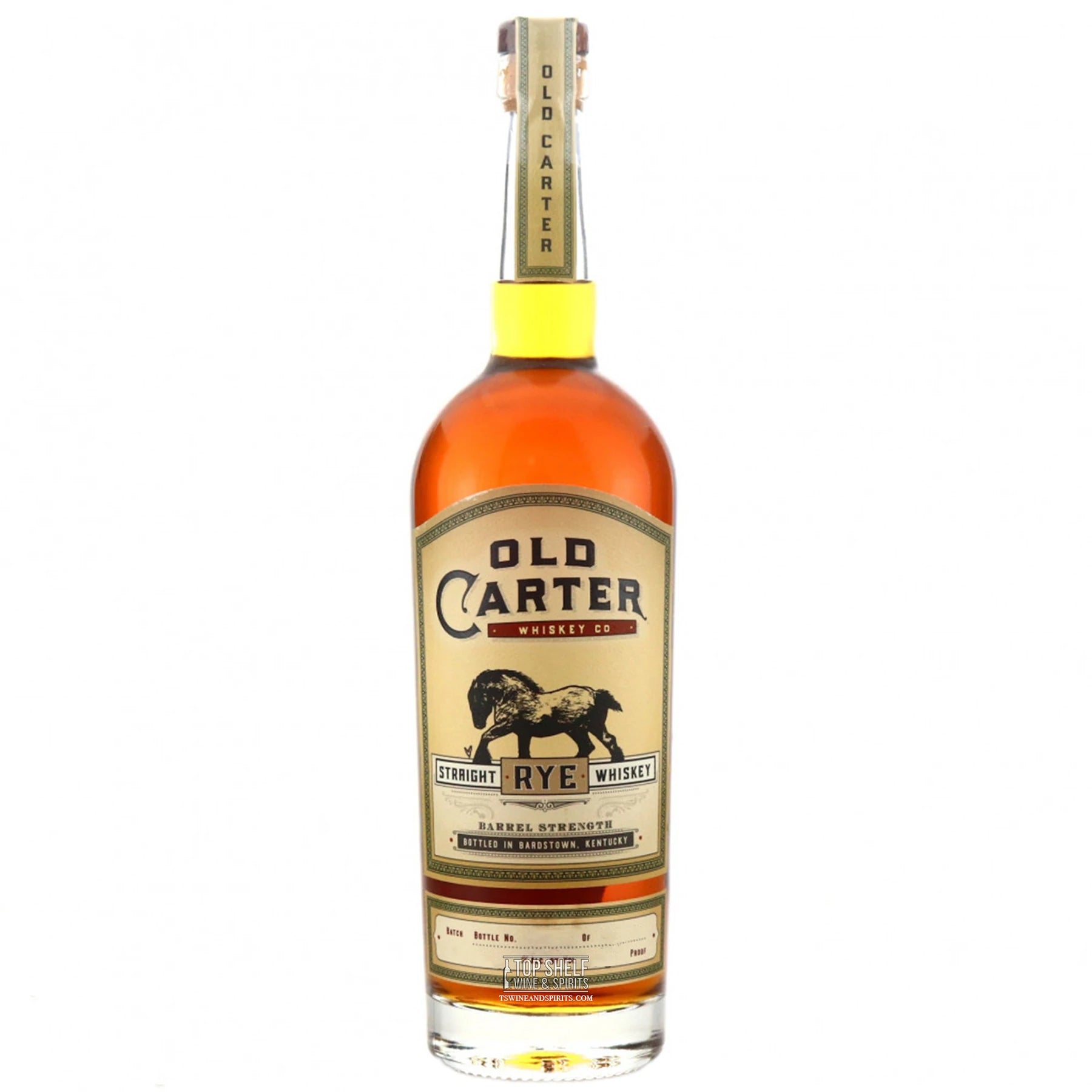 Old Carter Straight Rye Whiskey Batch 7 750ml