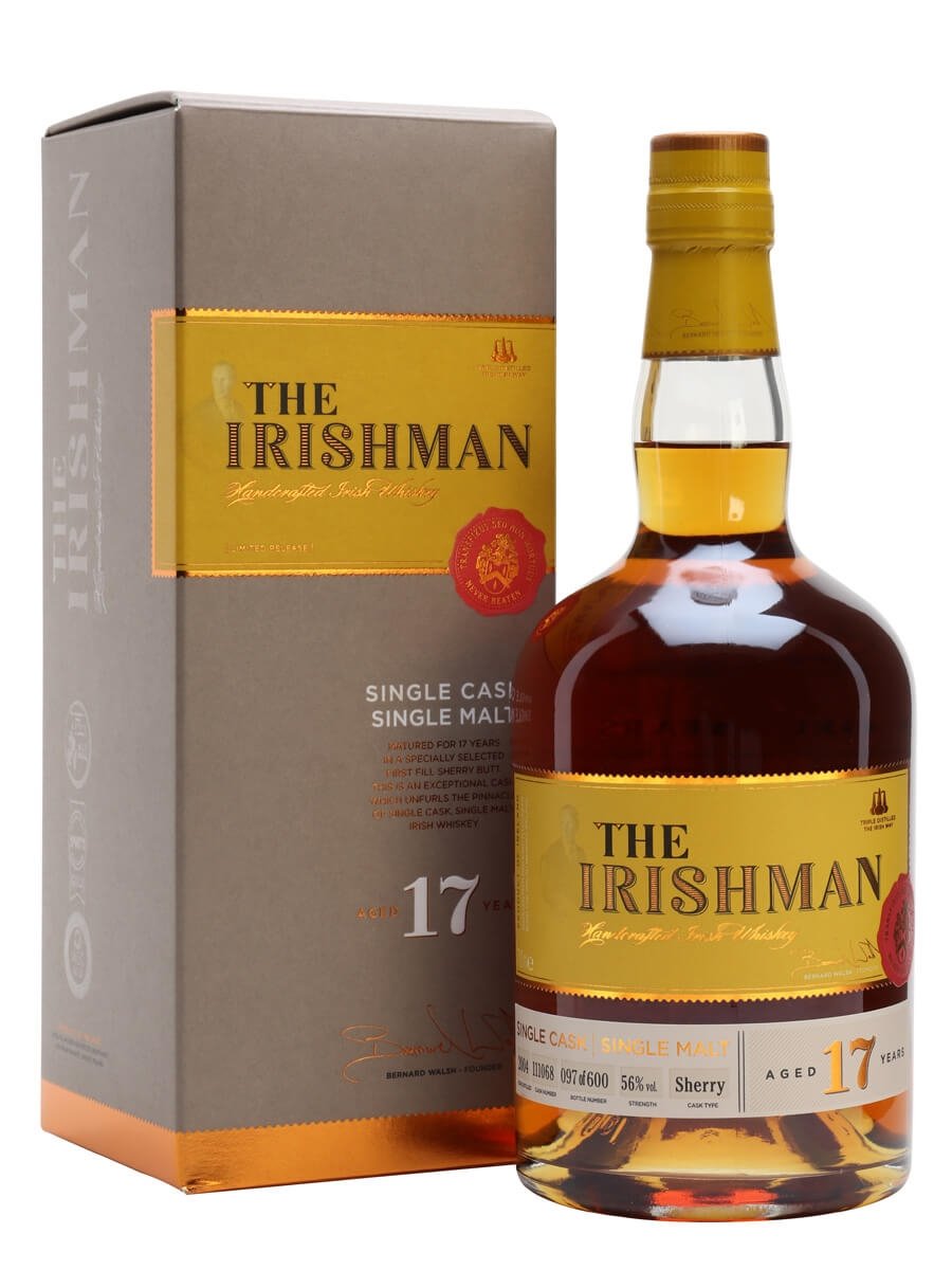 The Irishman 17 Year Old Single Malt 750ml