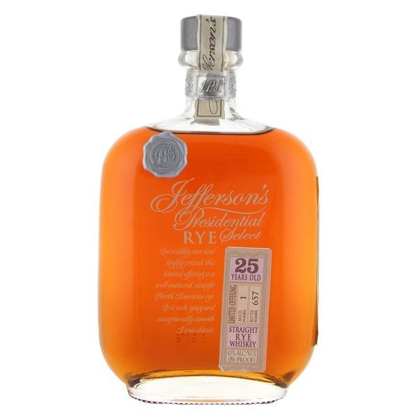 Jefferson's Presidential Select 25 Yr Rye Batch 1 #521 750ml