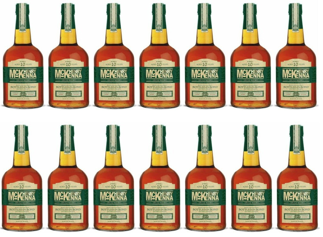 Henry McKenna 10 Year Old Bourbon Whiskey 750ml 12 Pack