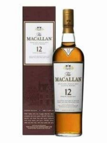 Macallan 12 Years Sherry Oak Scotch 750ml