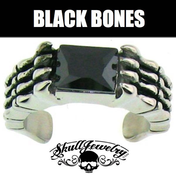 skull and bones ring