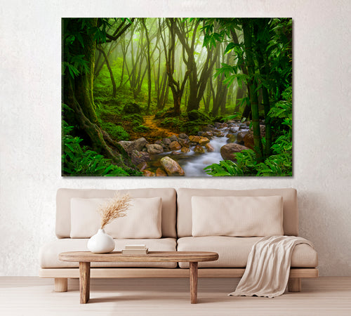 GREEN HOME Deep Tropical Jungles Rainforest Poster