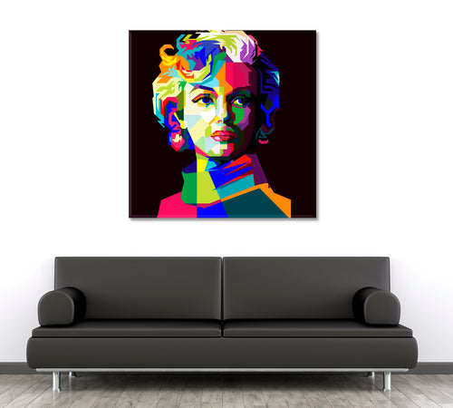 Iconic Marilyn Monroe Vivid Pop Art
