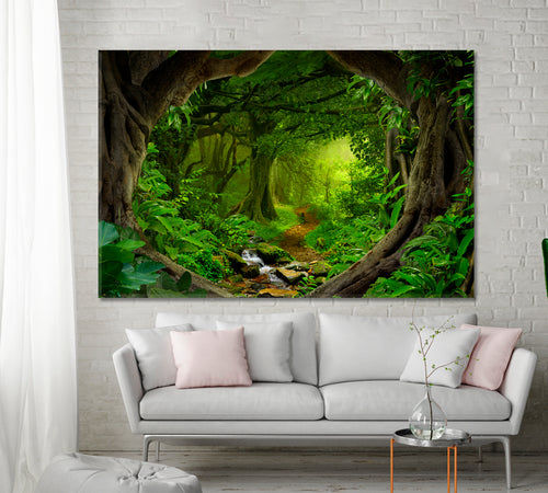Deep Tropical Jungles Rainforest Poster