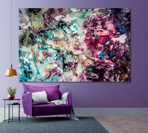 Creative Bright Stain Contemporary Abstract Composition