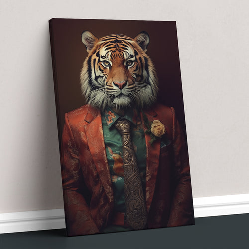 Charming Tiger Gentleman for Office