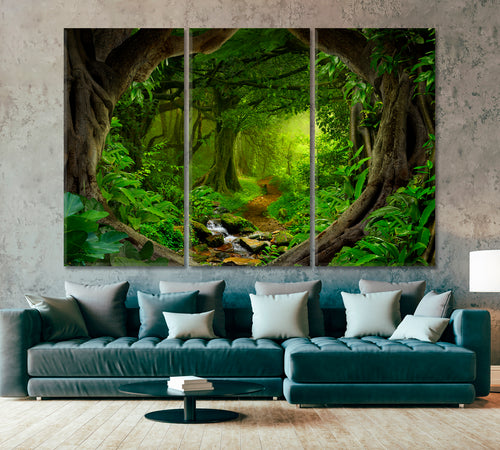 Deep Tropical Jungles Rainforest Poster
