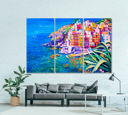 Italy Mediterranean Beautiful View Architecture Poster
