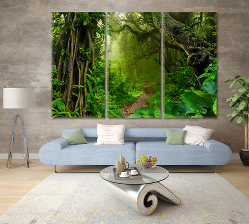 Jungle Wood Tropical Rainforest Trees Poster