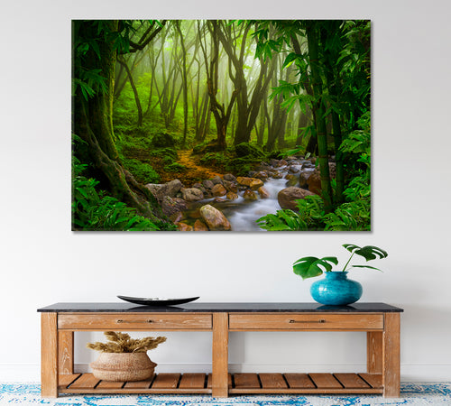 GREEN HOME Deep Tropical Jungles Rainforest Poster