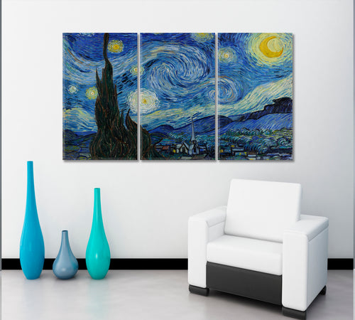 The Starry Night Vincent van Gogh Masterpieces Reproduction