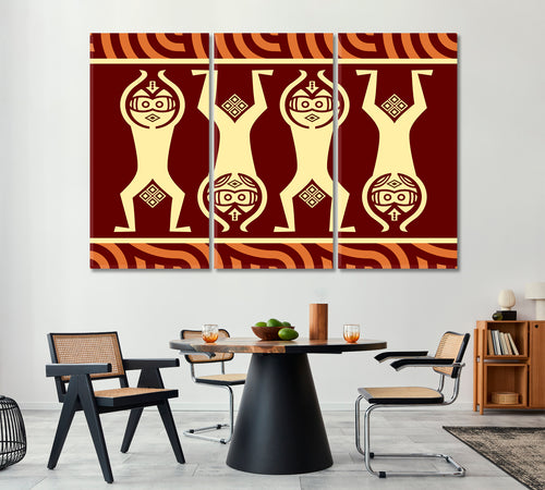Abstract Indonesian Ethnic Pattern
