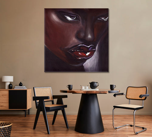 MAGIC DREAM Stunning Beauty African Women Trendy Unique Afrocentric Art - Square Panel