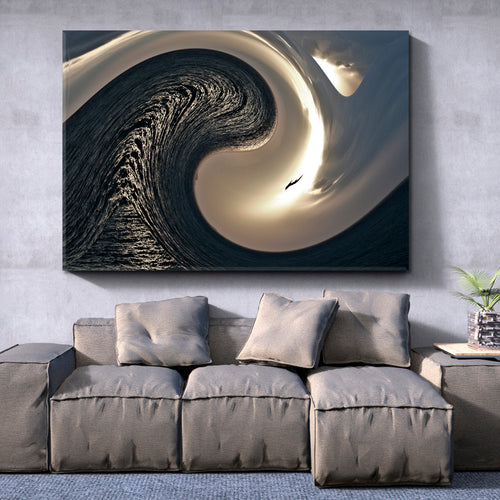 WAVE Abstract Yin Yang Symbol