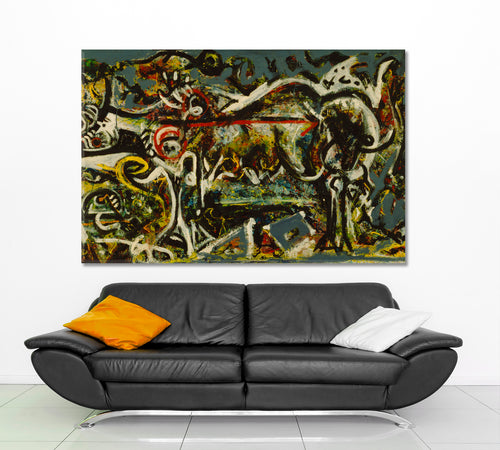 ABSTRACT WOLF Pollock Motives