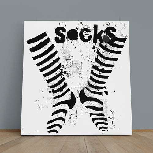 Striped Socks Poster