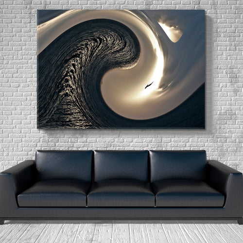 WAVE Abstract Yin Yang Symbol