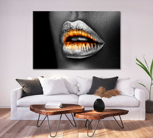 SILVER LIPS Poster
