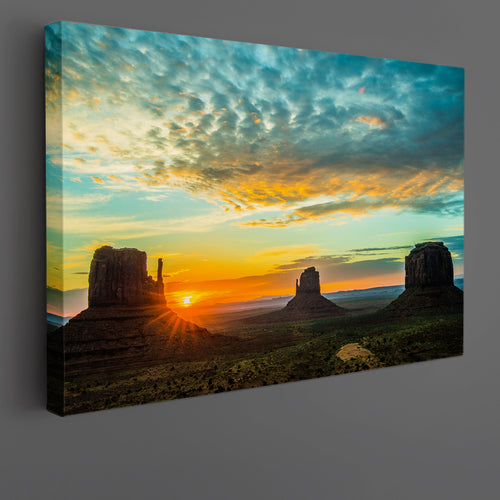 Sunrise Monument Valley Utah USA Poster