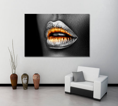 SILVER LIPS Poster