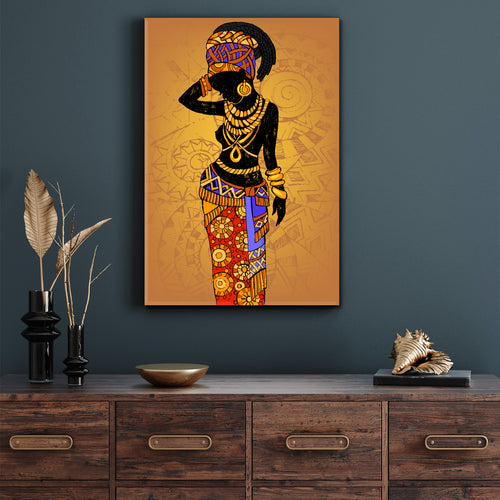 Beautiful Black Woman African Style