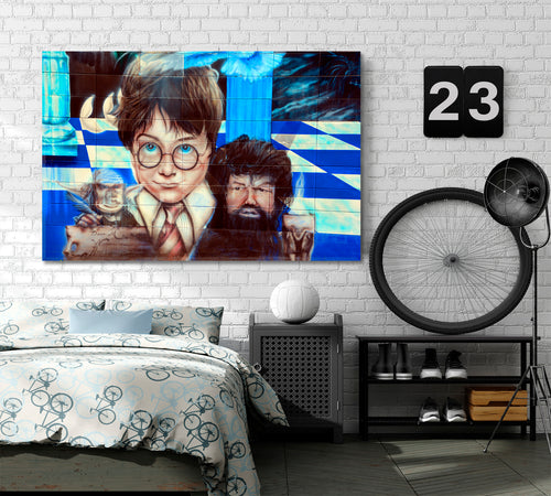 Harry Potter Street Art Montreal Canada Vibrant Graffiti Canvas Print