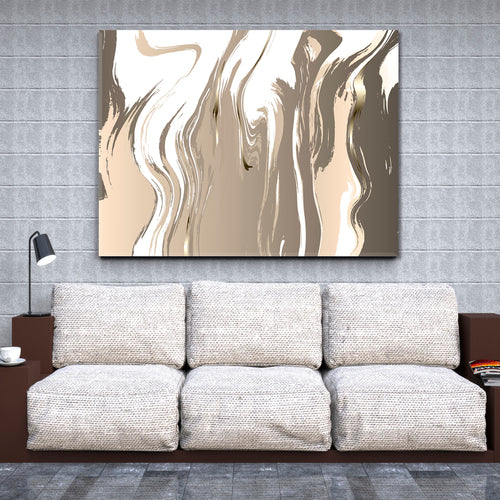 BEIGE Abstract Swirl Marble Liquid Colors
