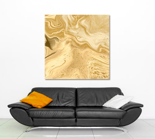 Decorative Marble Abstract Painting Earth Tones