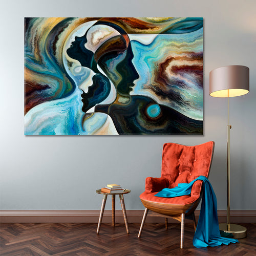 UNITY AND BIRTH OF LIFE Modern Abstract Painting