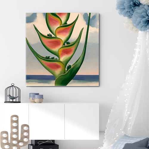ABSTRACT Flowers and Nature  Forms Lines Canvas Print | Square